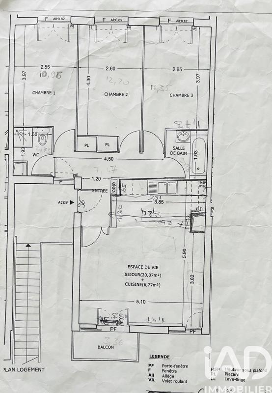 Appartement - 74 m² - 4 pièces