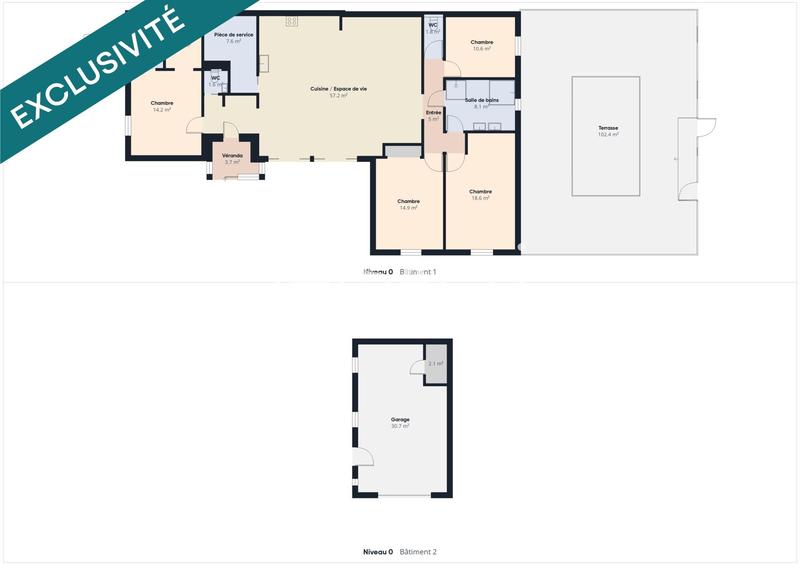 Maison - 150 m² - 6 pièces