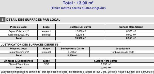 Bureau - 44 m² - 3 pièces