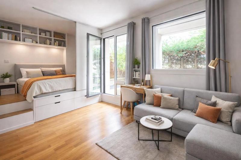 Studio - 25 m² - 1 pièce