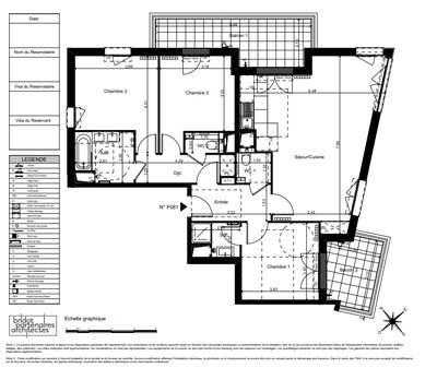 Appartement - 94 m² - 4 pièces
