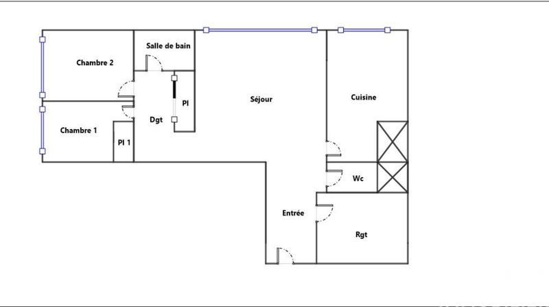 Appartement - 71 m² - 3 pièces