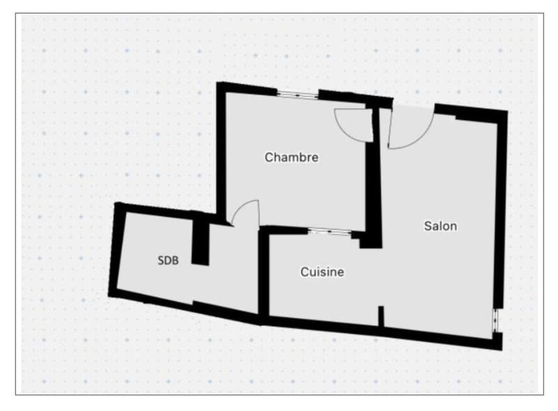 Appartement - 36 m² - 2 pièces