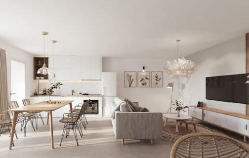 Appartement - 45 m² - 2 pièces