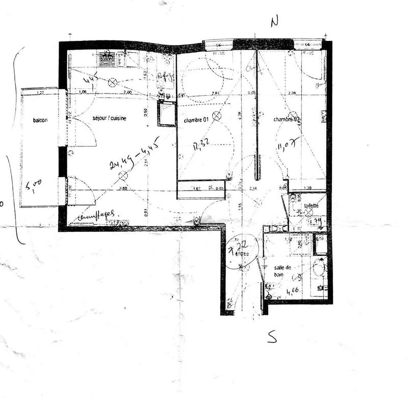 Appartement - 62 m² - 3 pièces