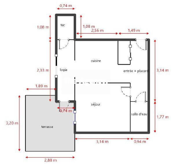 Immeuble - 409 m²