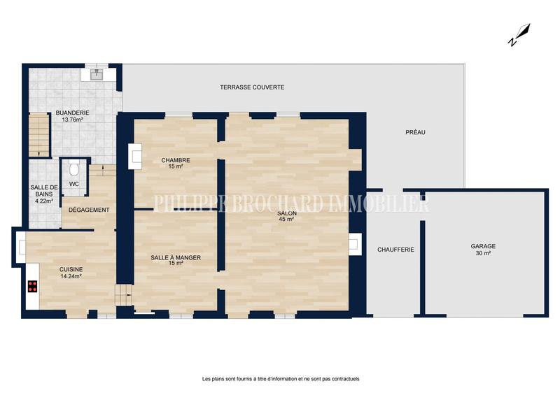 Maison ancienne - 111 m² - 5 pièces
