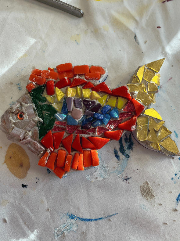 Atelier de création de mosaïque