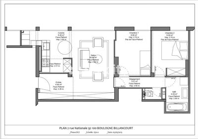 Appartement - 56 m² - 3 pièces