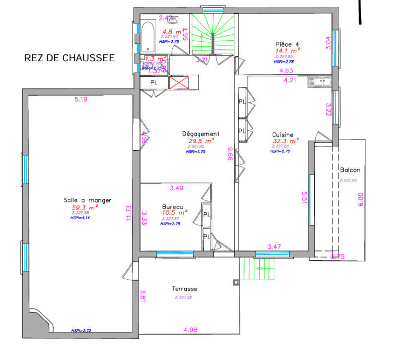 Maison - 254 m² - 6 pièces