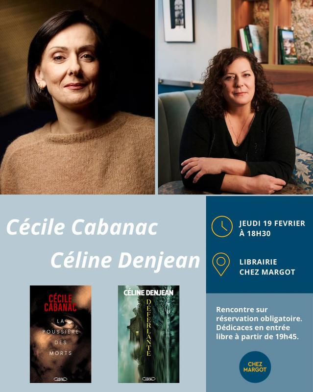Rencontre et dédicaces avec Cécile Cabanac et Cécile Denjean