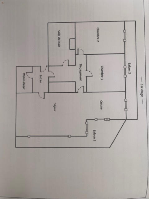 Appartement - 65 m² - 3 pièces