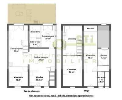 Maison - 115 m² - 6 pièces