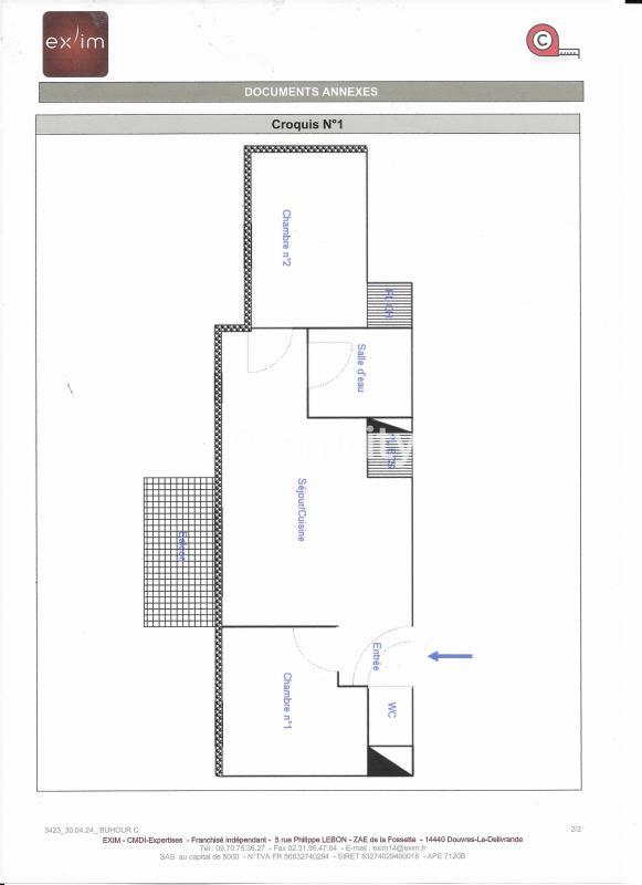Appartement - 36 m² - 3 pièces
