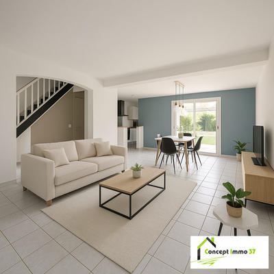 Maison traditionnelle - 105 m² - 5 pièces