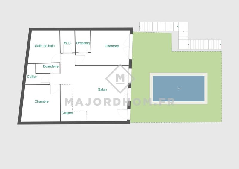 Maison - 73 m² - 3 pièces