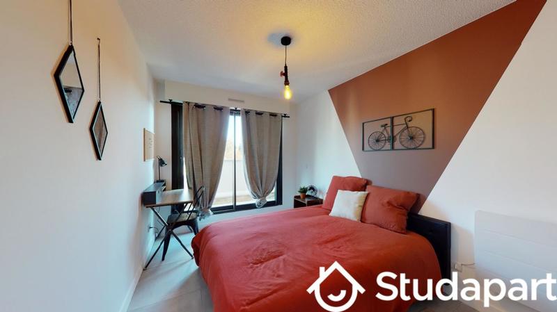 Chambre - 10 m² - 1 pièce