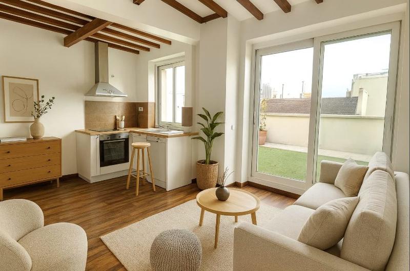 Duplex - 46 m² - 2 pièces