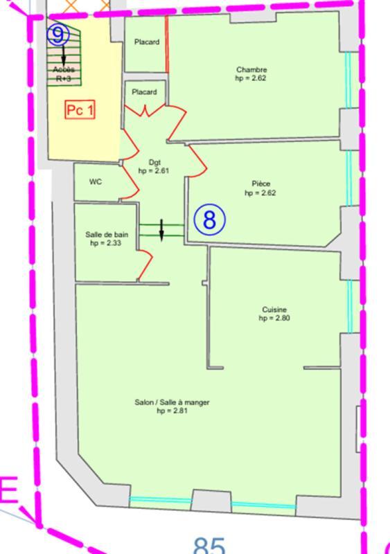 Immeuble - 230 m² - 16 pièces