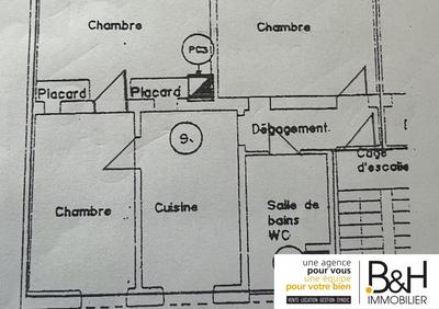 Appartement - 69 m² - 3 pièces