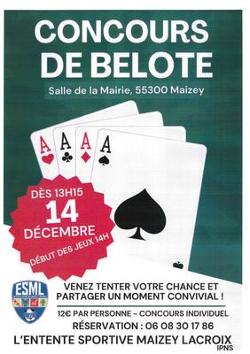 Concours de belote