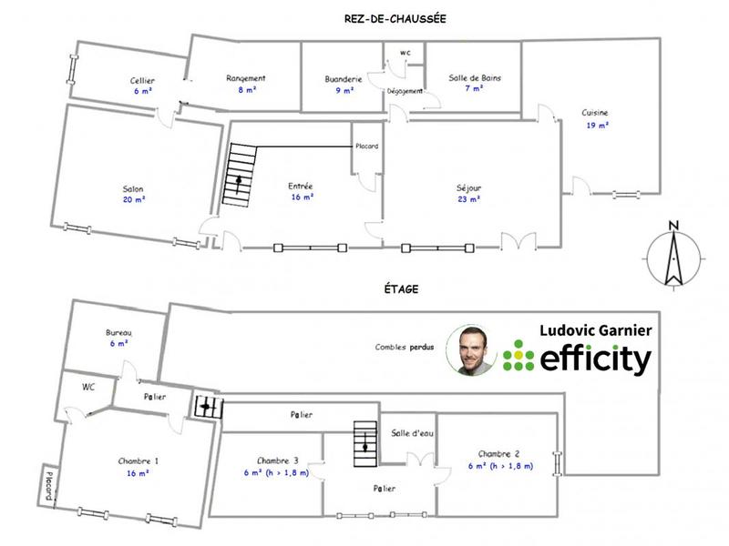 Maison - 135 m² - 5 pièces
