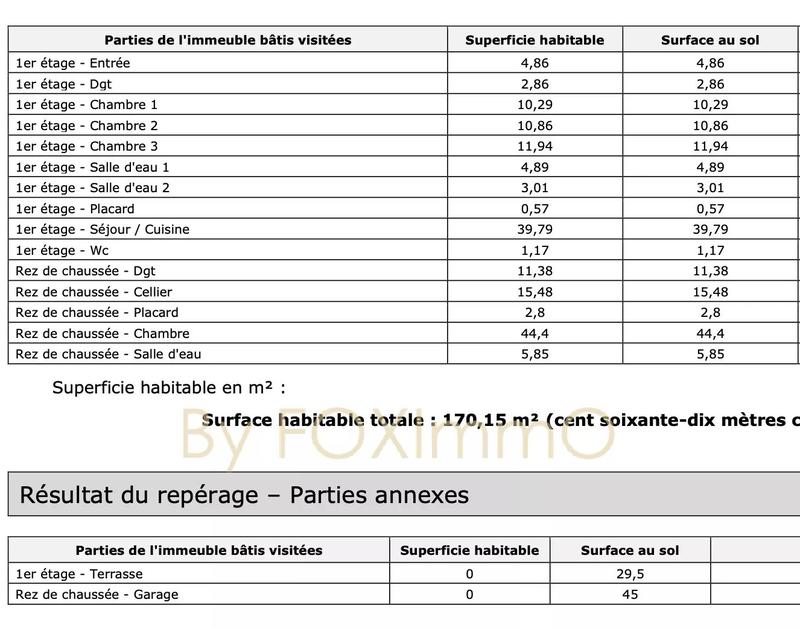 Maison - 170 m² - 6 pièces