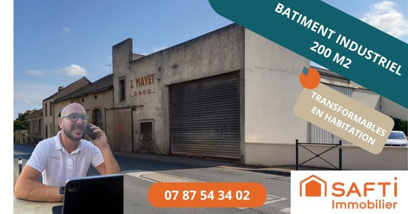 Local commercial - 200 m² - 2 pièces