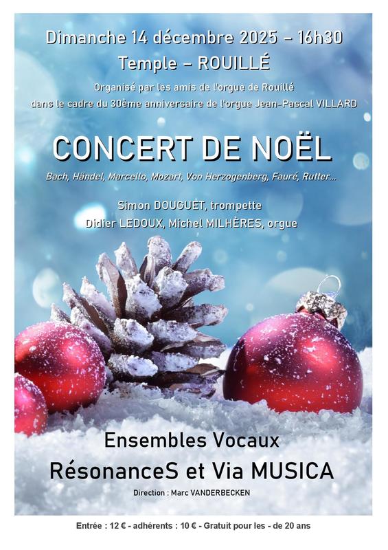 Concert de Noël - Via Musica et RésonanceS