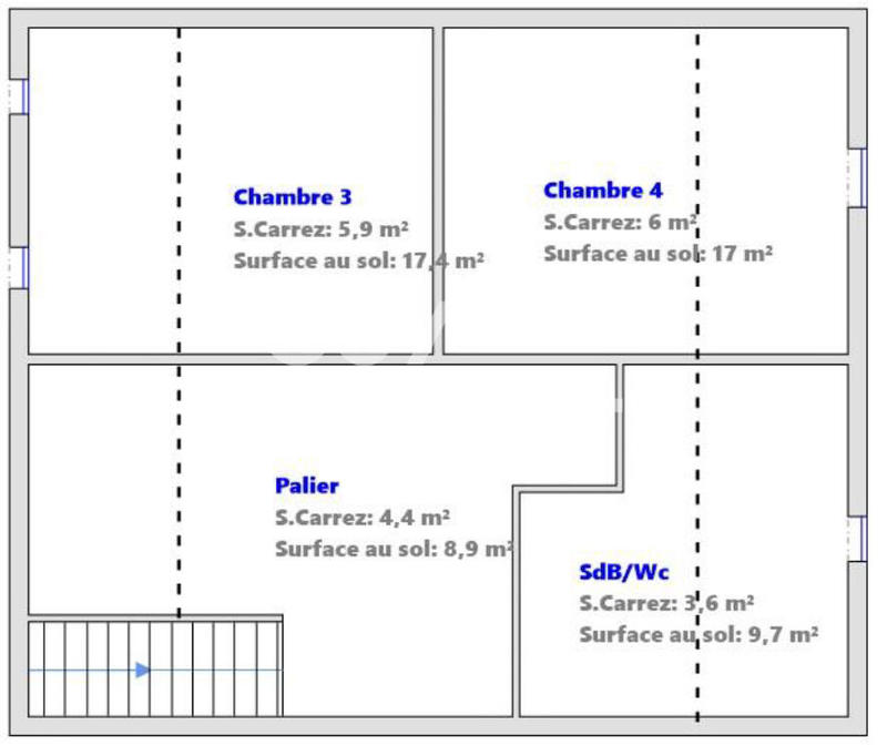 Appartement - 108 m² - 5 pièces