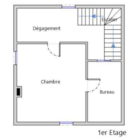 Maison - 66 m² - 3 pièces