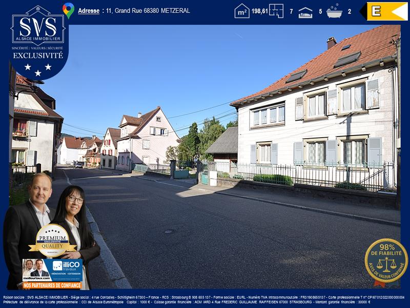 Maison - 199 m² - 7 pièces