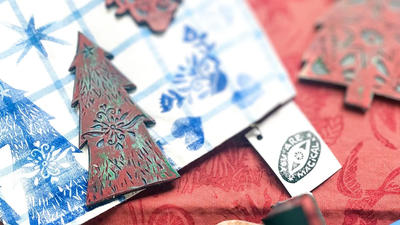 Atelier : Mon tampon de Noël