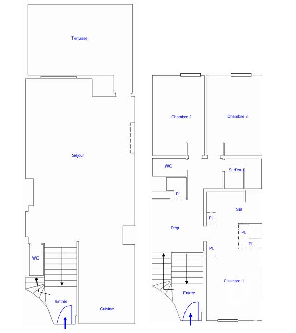 Duplex - 121 m² - 5 pièces