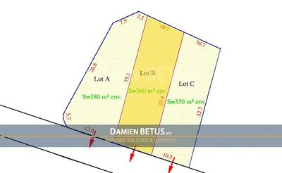 Terrain constructible - 360 m²