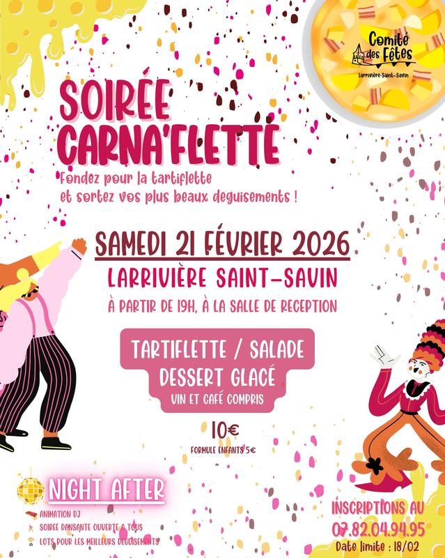 Soirée Carna’flette