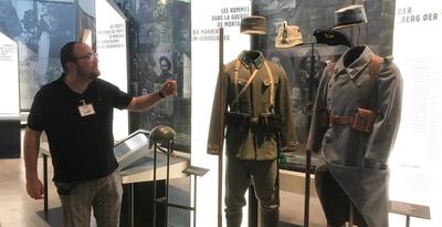 Médiation des expositions de l'historial et du monument National