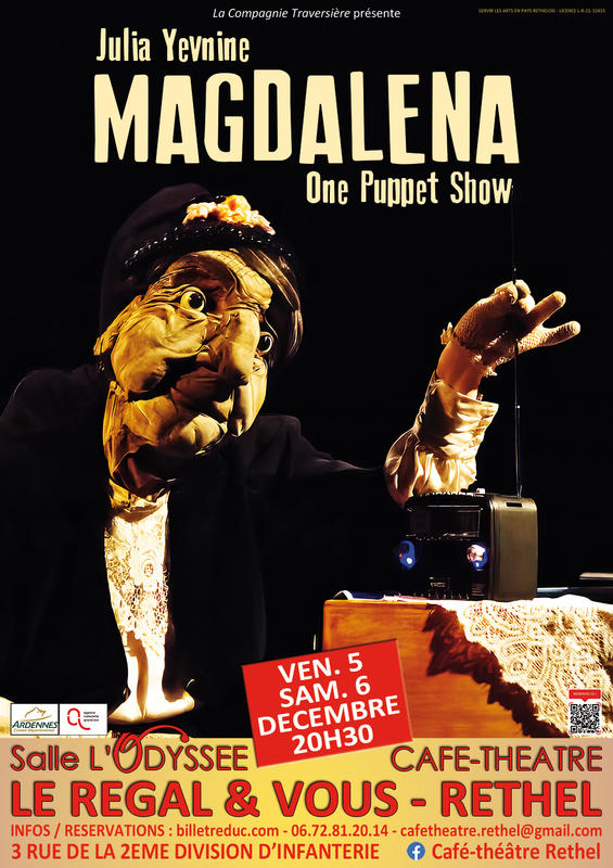 Julia Yevnine dans &quot;Magdalena - One puppet show&quot;