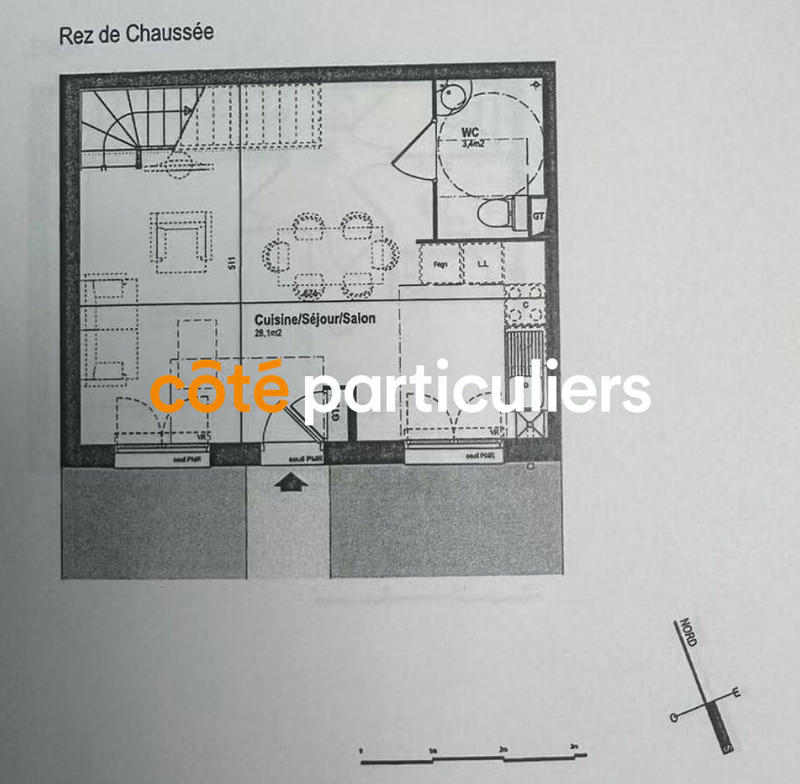 Maison - 62 m² - 3 pièces