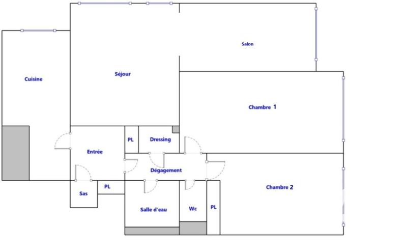 Appartement - 81 m² - 4 pièces