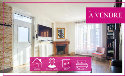 Maison - 66 m² - 4 pièces