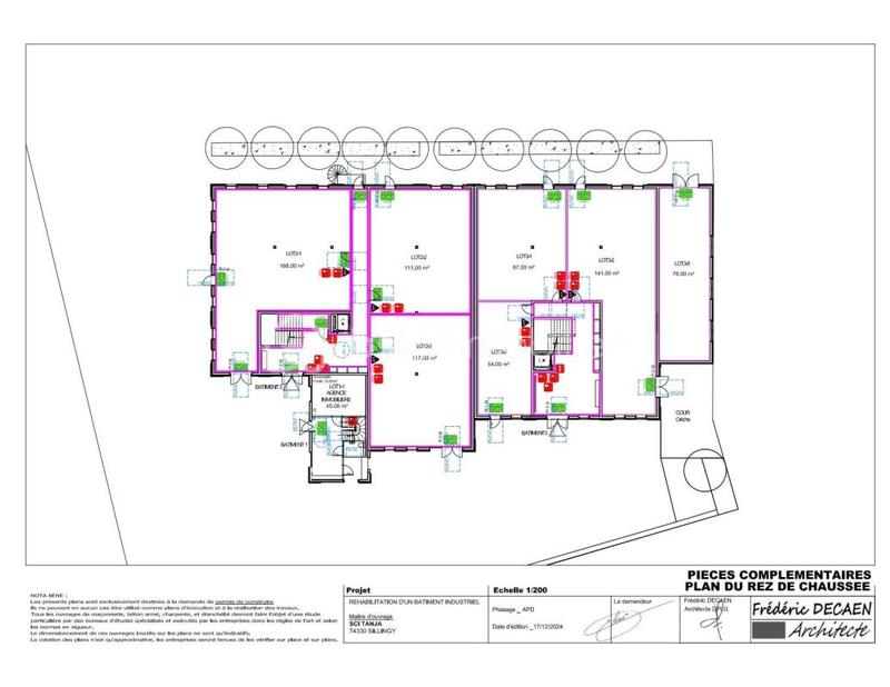 Bureau - 117 m² - 1 pièce