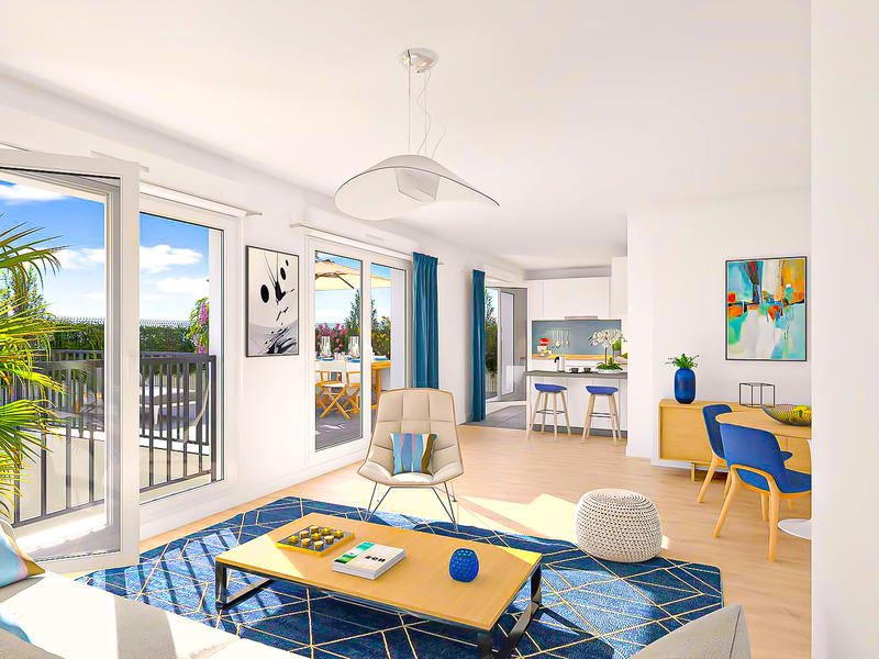 Appartement - 80 m² - 4 pièces