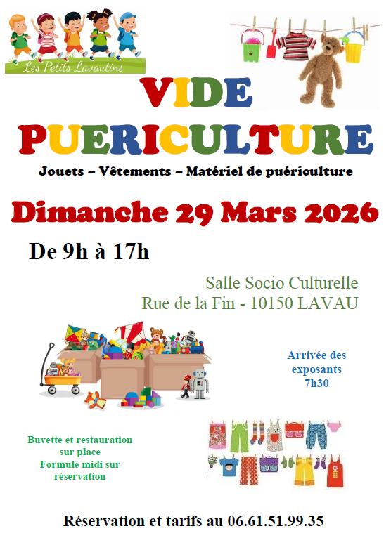 Vide puériculture - lavau