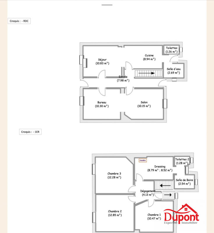 Maison ancienne - 104 m² - 5 pièces