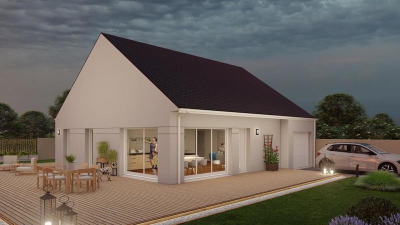 Maison - 93 m² - 6 pièces