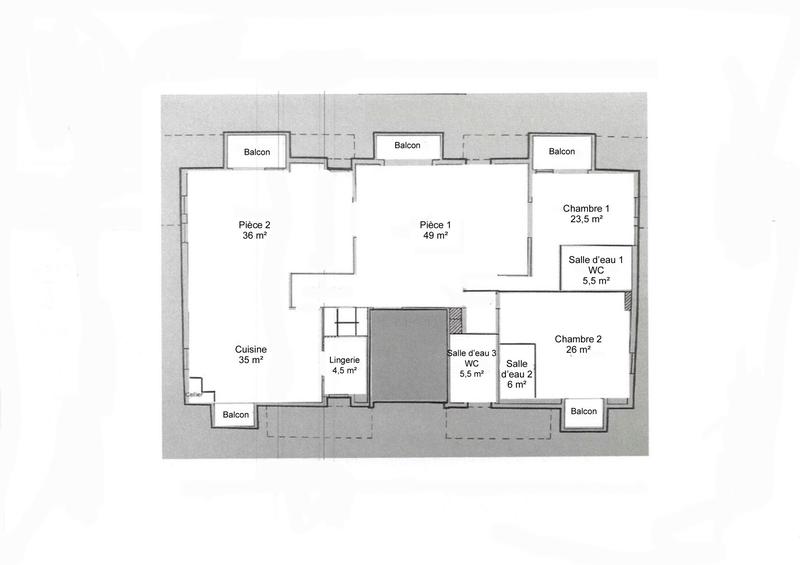 Appartement - 272 m² - 6 pièces