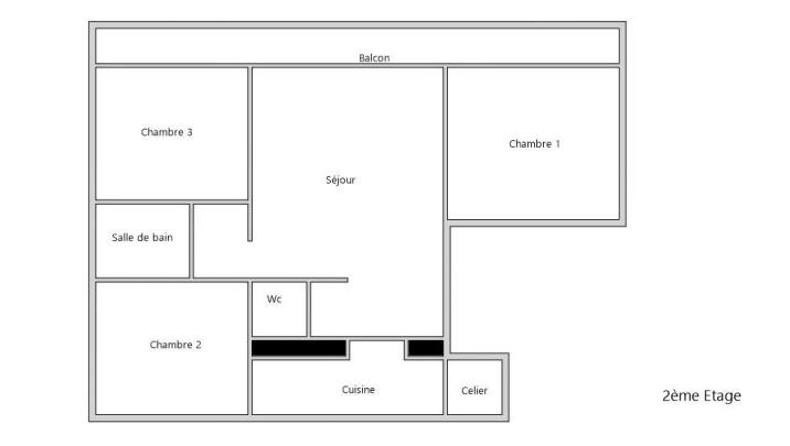 Appartement - 74 m² - 4 pièces