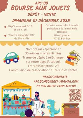 Bourse aux jouets de l’ape