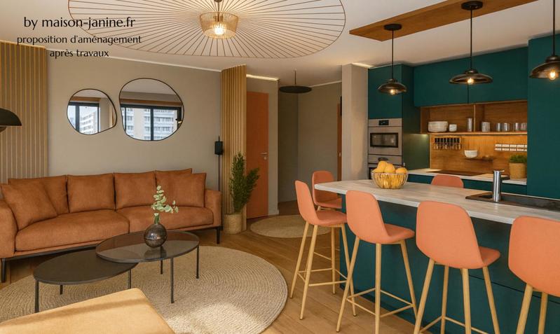 Appartement - 68 m² - 3 pièces